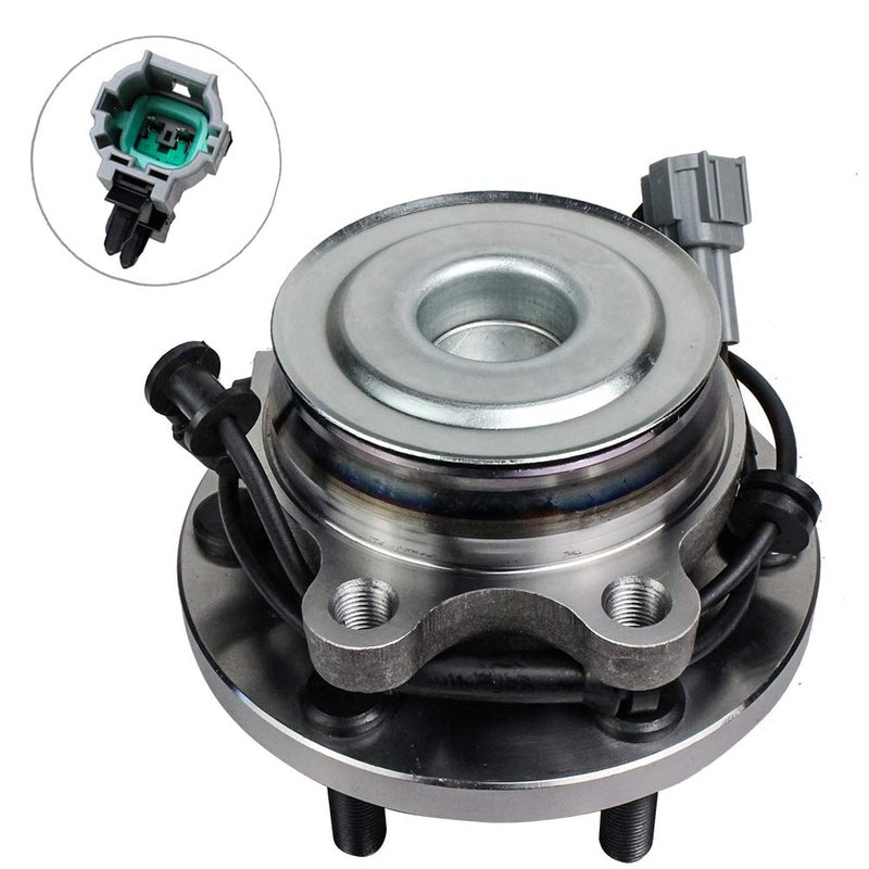 Autoround [2WD/RWD] Front Wheel Hub and Bearing Assembly 515064 Replacement for Nissan Frontier 2005-2018/ Pathfinder 05-2012/ Xterra 05-2015, Suzuki Equator 2009-12 6 Lug w/ABS - Image 2